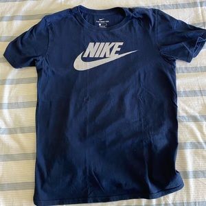 Nike Blue Athletic Cut Tee Size S/XS